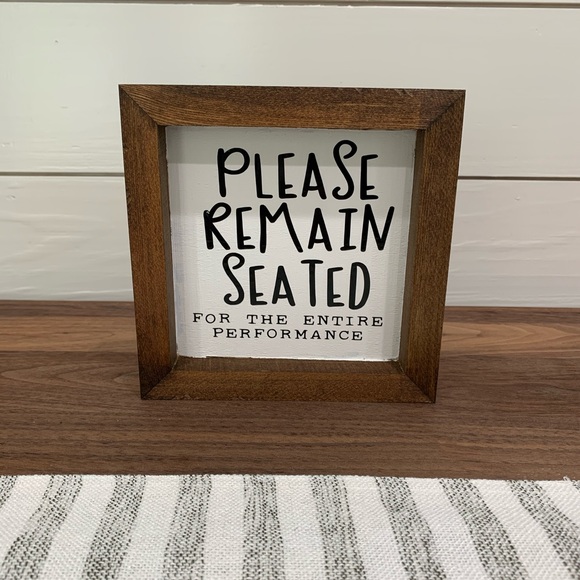 Other - Funny bathroom rustic farmhouse sign